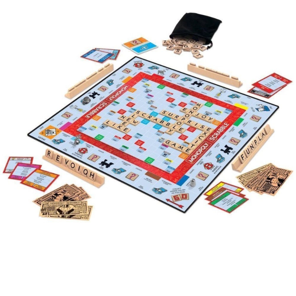 NIB Monopoly Scrabble Board Game - - Picture 2 of 3